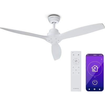 Santa Elena Smart 52" таванен вентилатор, 10260 м³/ч, 6 степени на скоростта, дистанционно управление, Smart (VTS14-Kl-RX52-019-WS) (VTS14-Kl-RX52-019-WS)