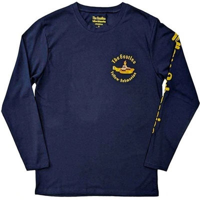 The Beatles Yellow Submarine Band (Back & Sleeve Print) Navy Blue XL Риза (<![CDATA[YSLST35MN04]]>)