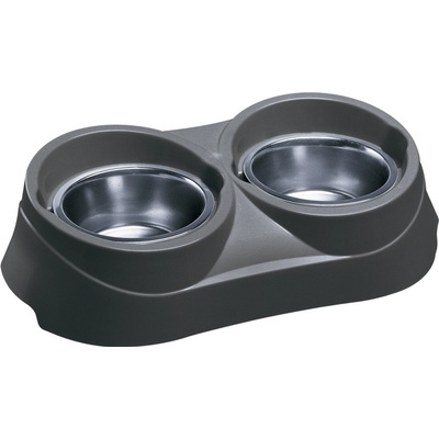 Ferplast Duo Feed 01 dvojMiska s miskami 400 ml 38,5 x 20 x 9 cm – Hledejceny.cz
