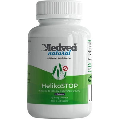 Medveď natural HelikoSTOP 30 kapslí
