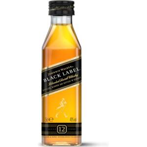 Johnnie Walker Black Label 12 YO - бленд шотландско уиски 50ml 50 ml