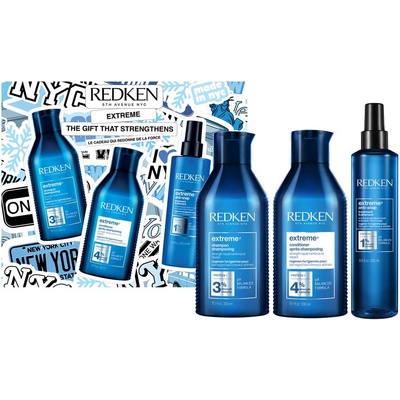 Redken Extreme Комплект - Шампоан, Балсам и Крем, 2 х 300 + 250 ml