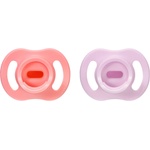 Tommee Tippee Ортодонтични залъгалки Tommee Tippee - Ultra Light Stay Put, 0-6 м, 2 броя, розова/лилава (433594) - baby