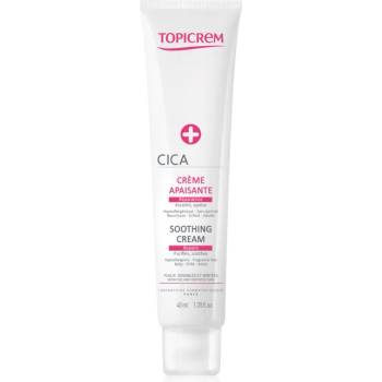 Topicrem CICA Soothing Cream интензивен възстановяващ крем за раздразнена кожа 40ml