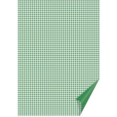 Happy Paper A4, 200 g/m2 - čtverečkovaný středně zelený