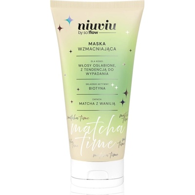 So!flow Matcha Time Strengthening Hair Mask интензивна подхранваща маска за увредена и крехка коса 200ml