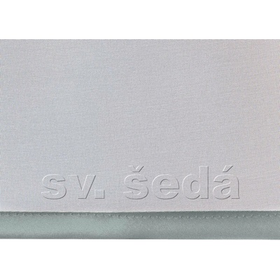 Kusová záclona Ariel - mix barev sv. šedá 120x300