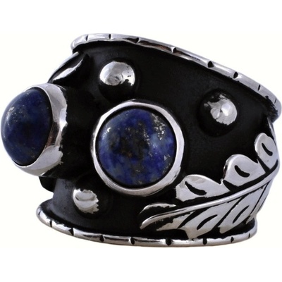 Vorlové Šperky stříbrný prsten lapis lazuli E105