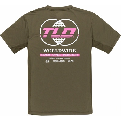 Troy Lee Designs jr SKYLINE RIDE TEE WORLDWIDE CAPER