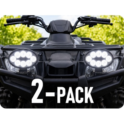 TruckLED LED pracovné svetlo elipsovité 24W, 1920lm, 8xLED, 12V/24V, IP67/2-PACK! [L0109-B]