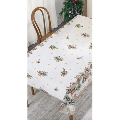 IMPOL TRADE Ubrus polyesterový GL7046B návin 20 mx140 cm vánoční motiv II