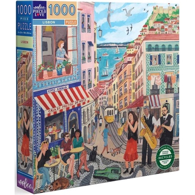 eeBoo Puzzle Eeboo Lisbon 1000 Pc (epztlsb)
