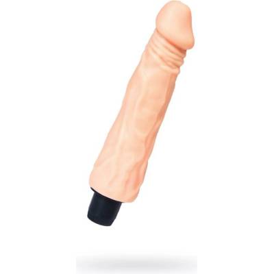 A-TOYS realistický viacrýchlostný vibrátor TPE 19,5 cm