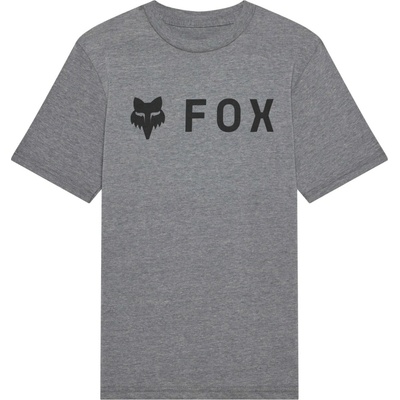 FOX Yth Absolute Ss Tee Heather Graphite
