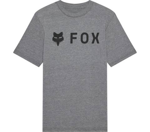 FOX Yth Absolute Ss Tee Heather Graphite