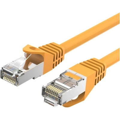 Vention Пач кабел Vention IBHYF, S/FTP, Cat. 6a, 1m, жълт (IBHYF)
