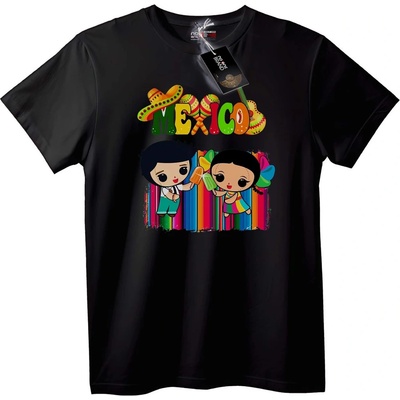 NOONEBRAND Тениска Мексиканско тържество - 2XL, Black