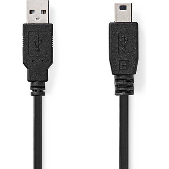 Nedis CCGB60300BK20 USB 2.0, A Zástrčka - Mini 5-Pin Zástrčka, 2m, černý