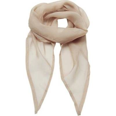 Premier Workwear dámský šifonový šátek PR740 Natural -ca. Pantone 1205