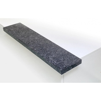 TONE OF STONE Vnitřní kamenný žulový parapet - Žula Steel Grey - kartáčovaný, 500x150x20 mm