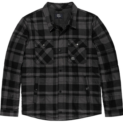 Vintage Industries košile zateplená Square Padded shirt šedá