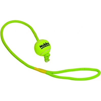 Nobby hračka tenisová lopta L 7,5 cm s lanem 70 cm