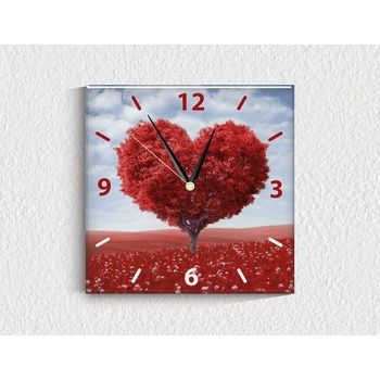 Image 1 of Стъклен стенен часовник 021