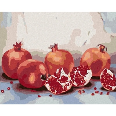 zuty Malování Podle Čísel Granátové Jablko Myroslava Voloschuk 40 x 50 Cm Plátno Rám