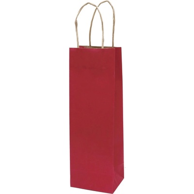 EUROCOM Подаръчна торбичка Eco Bottle, 10x36x10cm, бордо (25405-А-БОРДО)