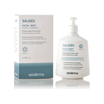 Sesderma Salises antibakteriální čistící gel na obličej a tělo (Salicylic Acid, Sebum-Regulating Complex) 300 ml