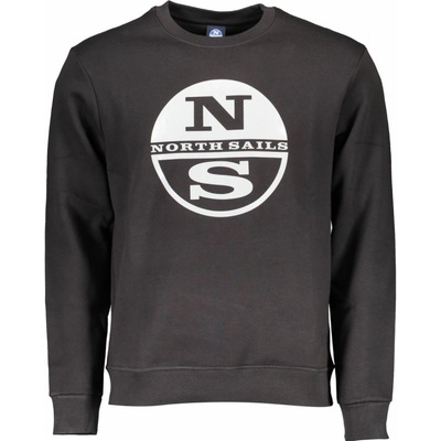 North Sails Perfektná pánska mikina Čierna