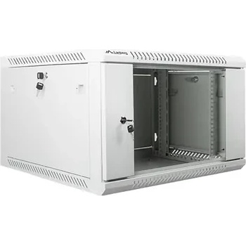 Image 1 of Lanberg Комуникационен шкаф, Lanberg rack cabinet 19" wall-mount 6U / 600x600 for self-assembly (flat pack), grey (WF01-6606-10S)