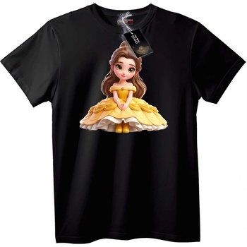 NOONEBRAND Тениска с Принцеса Belle - 6XL, White