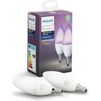 Philips Hue White And Color Ambiance E14 Dual Pack (8718696695241)