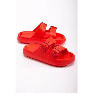 Moda Trend Дамски чехли - Червени #370885 (370885_Червен)