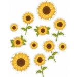 LearnHow Double-sided window decorations - Sunflower 01 11sz