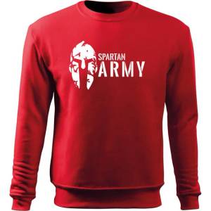 DRAGOWA детски суитшърт Spartan Army, червен (7287)