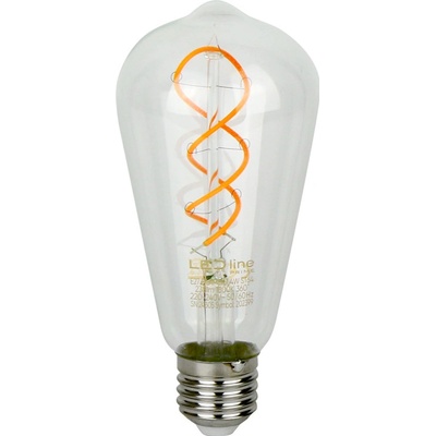 LED line stmievateľná, RETRO LED žiarovka E27, 4W, 230lm, ST64, ultrateplá 1800K [202399]