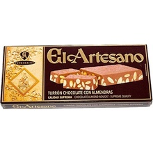 El Artesano Čokoládový turron s mandlemi 200 G