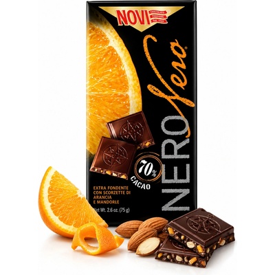 NOVI NERO 70% pomeranč 75 g