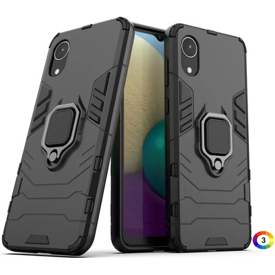 Samsung Galaxy A03 Core Удароустойчив Ring Holder Калъф и Протектор