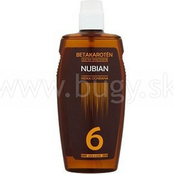 Nubian olej na opaľovanie spray SPF6 150 ml