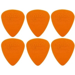 Dunlop 443R 0.67 Nylon Midi Standard 6 Перце за китара (443R67-6PACK-SET)