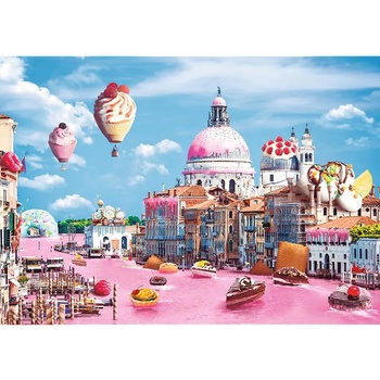 Trefl - Puzzle Sweets in Venice - 1 000 piese