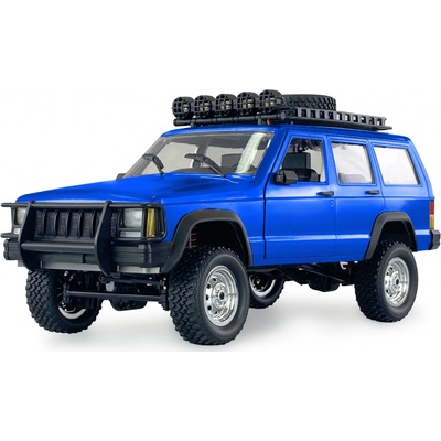 Amewi JC-X12 Scale modrá komutátorový 1:12 RC model auta elektrický terénní vozidlo 4WD (4x4) RtR 2,4 GHz vč. akumulátor