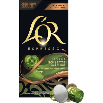 L'OR Espresso Hazelnut kapslí pro Nespresso Original kávovary 10 ks