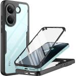 Techsuit Калъф за Xiaomi Poco X8 Pro - ColorVerse 360 Series + протектор - Techsuit - Черен