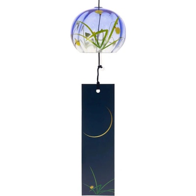 Zvonkohra Skleněný Furin Bell Feng Shui Hotaru