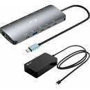 i-Tec USB-C Metal Nano 3x Display Dock, 2x HDMI 1x USB-C video with Power Delivery 140W + i-tec Universal Charger 140 W C31NANOTRIPLED140