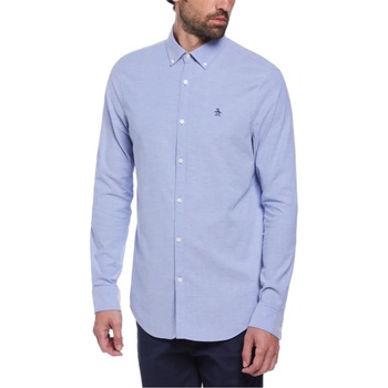 Image 1 of Original Penguin Ecovero Oxford Shirt - Amparo Blue